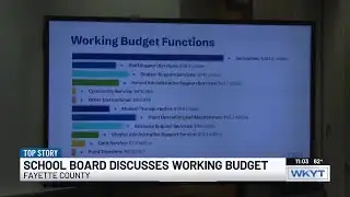 FCPS School Board discusses working budget at meeting