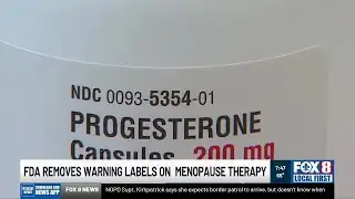 FDA removes warning labels on Menopause drugs