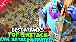 February 2026 Top 5 Best Th18 CWL Attack Strategy | COC Th18 CWL Attack Strategy