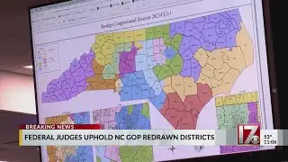 Federal judges uphold NC GOP redrawn districts