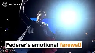 Federer arrives in London for emotional farewell