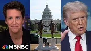 Feds FREAK OUT over Trump-Epstein statue; Maddow: 