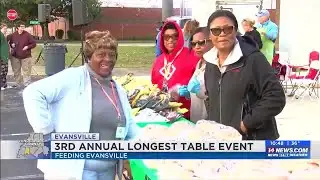 Feed Evansville hosts 3rd annual Longest Table event