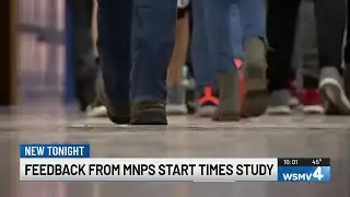 Feedback from MNPS start times study