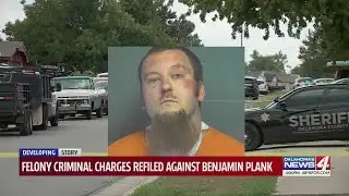 Felony criminal charges refiled against Benjamin Plank