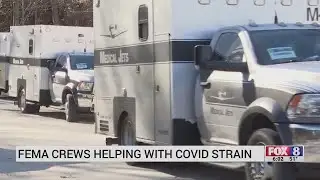 FEMA crews helping with COVID strain