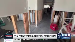 FEMA crews surveying Francine damage in Jefferson Parish
