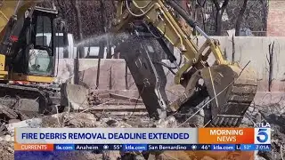 FEMA extends debris cleanup program for Southern California wildfire victims 