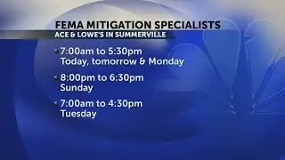 FEMA Mitigation Specialists in Summerville