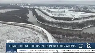 FEMA staff told to avoid using the word ice to describe weather?