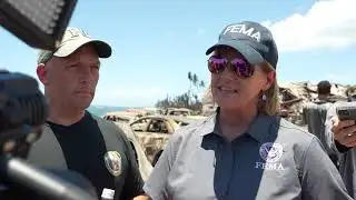 FEMA Surveys Damaged Communities Impacted by Maui Wildfires