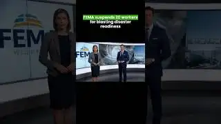 FEMA Suspends Nearly Two Dozen Workers After Letter Criticizing Disaster Readiness #shorts