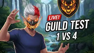 FF LIVE GUILD TEST 1 VS 4 | FREE FIRE LIVE GUILD TEST | LIVE GUILD TESTING #gyangaming  #fflive