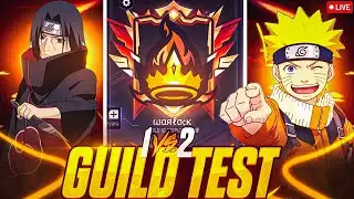 FF LIVE GUILD TEST 1 VS 4 | FREE FIRE LIVE GUILD TESTING | GUILD TEST LIVE