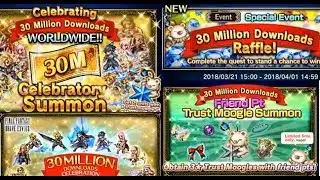 FFBE: Celebrate 30 Million Downloads - 3 Important News Update!