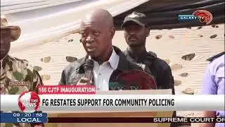 FG RESTATES SUPPORT FOR COMMUNITY POLICING