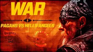 FIGHT BREAKS LOOSE PAGANS VS HELLS ANGELS