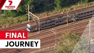 Final farewell for iconic V-set train | 7NEWS