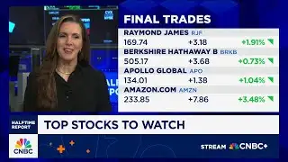Final Trades: Raymond James, Berkshire Hathaway B, Apollo Global and Amazon