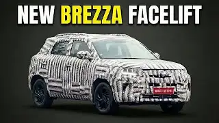 Finally! 2026 Maruti Brezza Facelift Spotted |Brezza 2026 Details Revealed Launch Soon!