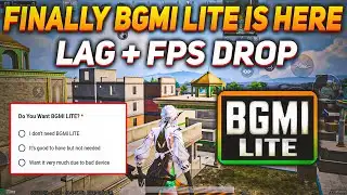 Finally Bgmi Lite Is Coming 😱 | Official Release Date & Survey | No More Fps Drop Issue