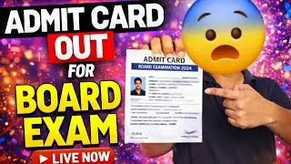 Finally! Board Exam Admit Card OUT 😱 | Live Checking #cbseupdates #boardexam2026 #liveupdates 