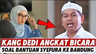 FINALLY‼️KANG DEDI SPEAKS OUT ABOUT SYEFURA