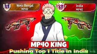 Finally MP40 Top 1 Title Achieved ✅Solo Grandmaster Gameplay #freefire​ ​ 