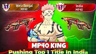 Finally MP40 Top 1 Title Achieved ✅Solo Grandmaster Gameplay #freefire​ 