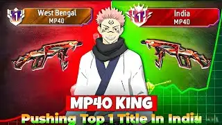 Finally MP40 Top 1 Title Achieved ✅Solo Grandmaster Gameplay #freefire​ 