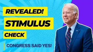 FINALLY REVEALED! I NEVER THOUGHT THIS WOULD HAPPEN! CONGRESS SAID YES! STIMULUS CHECK UPDATE 2023