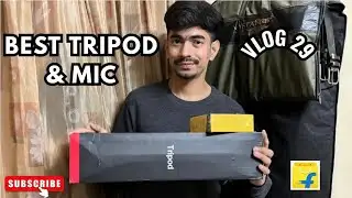 Finally unboxing my Tripod & wireless Microphone 🎙️ | Himanshu Rawat vlogs| 