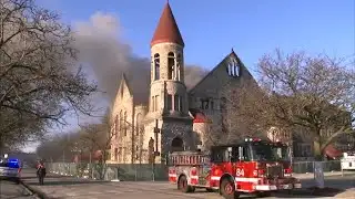 Fire at Englewood church reignites, Easter services moved after building destroyed