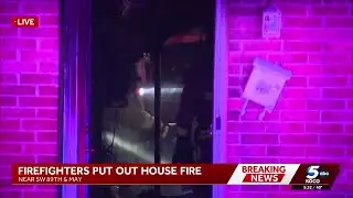 Fire breaks out at home with three people, 12 pets inside