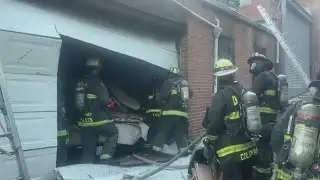 Fire burns funeral home garage in Southeast DC