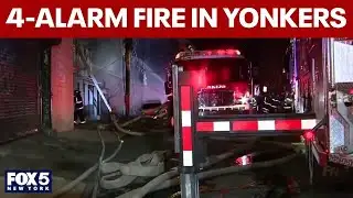 Fire causes partial collapse in Yonkers