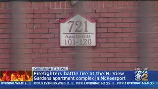 Fire Crews Battle Fire At McKeesport Apartment Complex