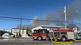 Fire Crews Battle Second Alarm Blaze at Lemoyne Self Storage