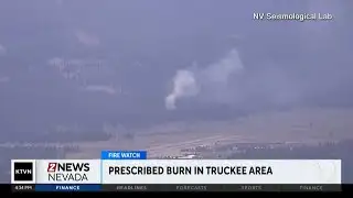 Fire crews conducting prescribed burns in Truckee area