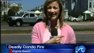 Fire crews investigate deadly VB condo fire