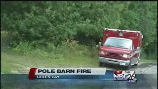 Fire Crews Investigate Pole Barn Fire