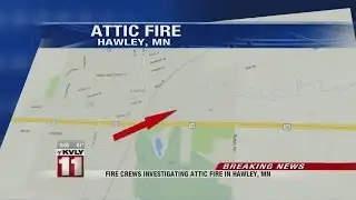 Fire Crews Investigating Attic Fire