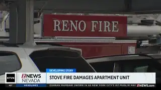 Fire crews respond to apartment fire on Plumas Street