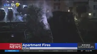 Fire Crews Responding To 2 Second Story Apartment Fires In Watts Area