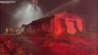 Fire damages abandoned Columbia apartment building overnight