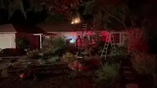 Fire Damages Attic Of Davis Home