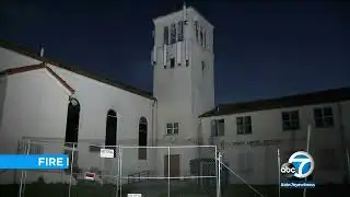 Fire damages beloved church in Watts for the second time