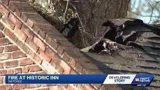 Fire damages Dairy Barn at historic Dunleith Inn