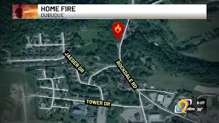 Fire damages Dubuque home