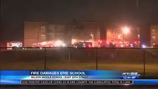Fire damages first floor of Wilson Middle School